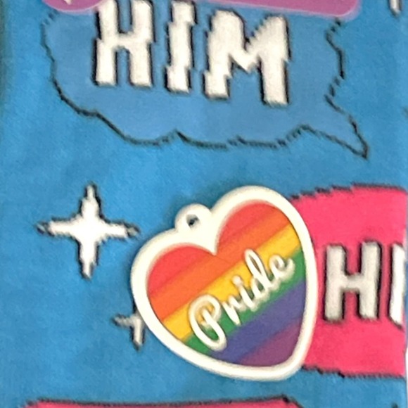 Unisex Non Binary Pride Crew Socks - Picture 3 of 5